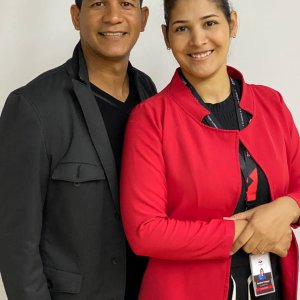 Annieris Croquer y Mario Palencia